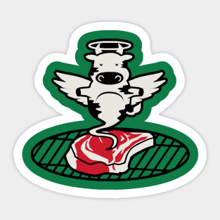 Steak Angel Sticker